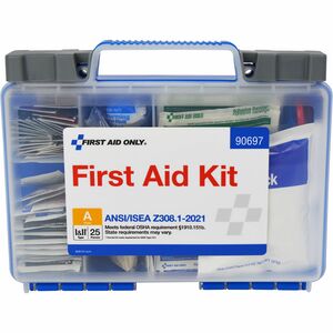 First+Aid+Only+25-Person+ReadyCare+First+Aid+Kit+-+ANSI+Compliant+-+141+x+Piece%28s%29+For+25+x+Individual%28s%29+-+9.3%26quot%3B+Height+x+7%26quot%3B+Width+x+4%26quot%3B+Depth+-+Plastic+Case+-+1+Each