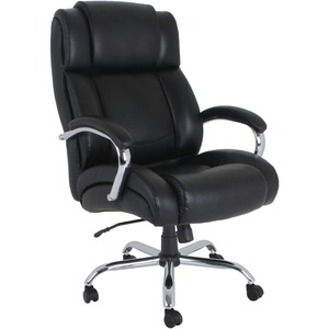 Lorell+Big+%26+Tall+Chair+with+UltraCoil+Comfort+-+Black+-+1+Each