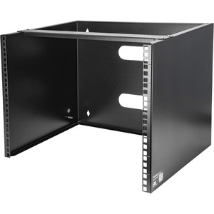 StarTech.com 8U 14in Deep Wallmounting Bracket for Patch Panel - Wallmount Bracket - Wall mount equipment up to 13.75 inches deep such as patch panels or network switches to your wall - 8U - Works with shallow rack-mount equipment like patch panels and network switches - Wall rack - Wall-mount rack - Network rack - Patch panel rack