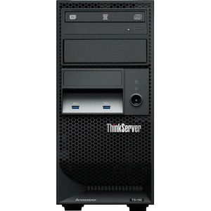 Lenovo ThinkServer TS150 70LV0036UX 4U Tower Server - 1 x Intel Xeon E3-1225 v5 3.30 GHz - 8 GB RAM - Serial ATA/600 Controller