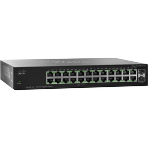 Cisco Compact 24 Port Gigabit Switch with 2 Combo Mini-GBIC Ports