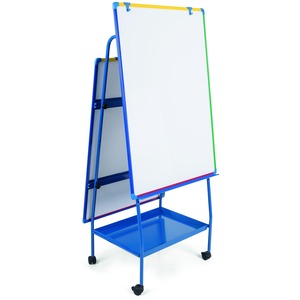 Bi-office+Magnetic+AdjustableDoublee-sided+Easel+-+White+Surface+-+Rectangle+-+Magnetic+-+Assembly+Required+-+1+Each