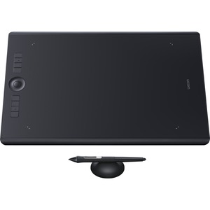 Wacom Intuos Pro Pen Tablet Large - Graphics Tablet - 12.24" (311 mm) x 8.50" (216 mm) - 5080 lpi - Touchscreen - Multi-touch Screen Wired/Wireless - Bluetooth/Wi-Fi - 8192 Pressure Level - Pen - PC, Mac - Black