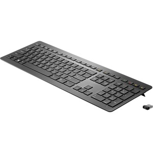 HP Wireless Collaboration Keyboard - Wireless Connectivity - RF - Micro USB Interface - En