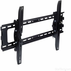 StarTech.com Flat Screen TV Wall Mount - Tilting - For 32" to 75" TVs - Steel - VESA TV Mount - Monitor Wall Mount - Save space by mounting a television to your wall with easy +15 / -15 degree tilt for ideal viewing - Flat-Screen TV Wall Mount for 32 to 75" LCD / LED / Plasma TV - Fits curved TVs - Steel TV Mount for VESA Mount TVs including Samsung, LG and Sony