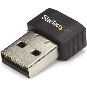 StarTech.com USB WiFi Adapter - AC600 - Dual-Band Nano USB Wireless Network Adapter - 1T1R 802.11ac Wi-Fi Adapter - 2.4GHz / 5GHz - Add reliable wireless connectivity to your laptop or desktop computer, compatible with both 2.4GHz and 5GHz networks - USB WiFi Adapter - AC600 - Dual-Band Nano USB Wireless Network Adapter - 1T1R 802.11ac Wi-Fi Adapter - USB 2.0 Nano Wireless