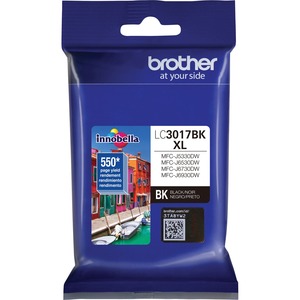 Brother+Innobella+LC3017BK+Original+High+Yield+Inkjet+Ink+Cartridge+-+Black+-+1+Each+-+550+Pages