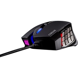 Corsair Scimitar PRO RGB Optical MOBA/MMO Gaming Mouse - Black
