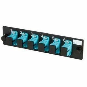 Ortronics Q -Series OFP Adapter Panel6-SC Simplex aqua adapters