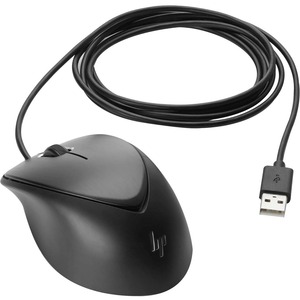 HP USB Premium Mouse - Laser - Cable - USB - 1600 dpi - Scroll Wheel - 3 Button(s) - Symme