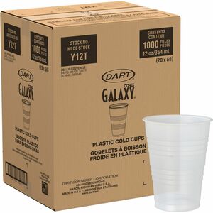 Solo+Galaxy+12+oz+Plastic+Cold+Cups+-+50.0+%2F+Bag+-+20+%2F+Carton+-+Translucent+-+Polystyrene+-+Cold+Drink