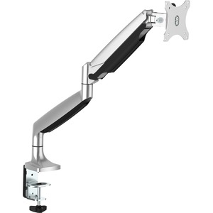 StarTech.com Single Desk Mount Monitor Arm - Full Motion - Articulating - For VESA Mount Monitors up to 34" - Heavy Duty Aluminum - Silver - Desk-mount your monitor to save space and increase productivity - Heavy-duty desk mount monitor arm - For VESA (75x75, 100x100) displays up to 34" incl flat screen, curved and ultrawide up to 19.9 lb. (9 kg) - Full motion articulating gas spring arm