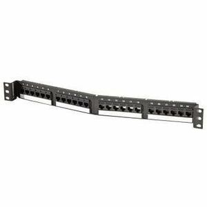 Ortronics TechChoice Angled Patch Panel Category 5e 24 Port