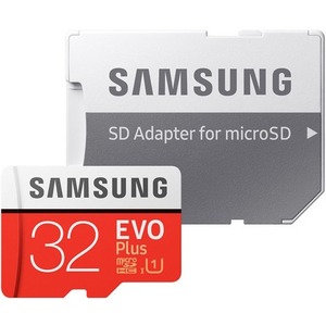 Samsung EVO Plus 32 GB Class 10/UHS-I (U1) microSDHC - 95 MB/s Read - 20 MB/s Write - 10 Year Warranty
