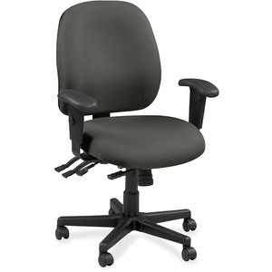 Raynor Executive Chair - Ebony - Fabric - 1 Each