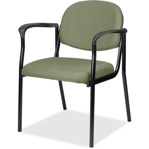 Eurotech dakota with Arms - Mint Chocolate Fabric Seat - Mint Chocolate Fabric Back - Four-legged Base - 1 Each