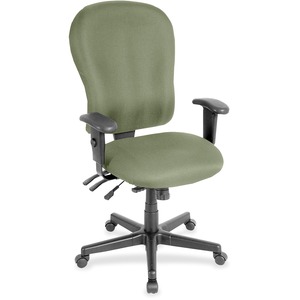 Eurotech+4x4xl+High+Back+Task+Chair+-+Mint+Chocolate+Fabric+Seat+-+Mint+Chocolate+Fabric+Back+-+High+Back+-+5-star+Base+-+Armrest+-+1+Each