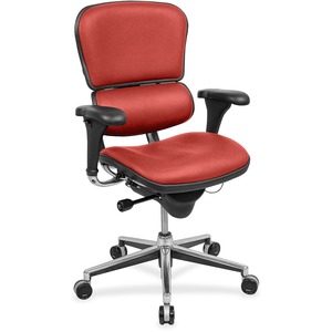 Eurotech Executive Chair - Red Rock - Fabric, Vinyl - 1 Each