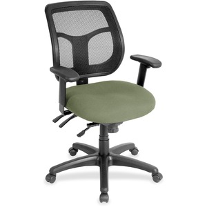 Eurotech+Task+Chair+-+Mint+Chocolate+Fabric%2C+Vinyl+Seat+-+1+Each