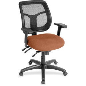 Eurotech+Task+Chair+-+Coral+Azalea+Fabric%2C+Vinyl+Seat+-+1+Each