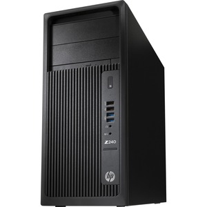 HP Z240 Workstation - 1 x Intel 3.30 GHz - 16 GB DDR4 SDRAM RAM - Tower - Black - Windows 