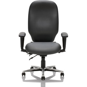 United Chair Savvy SVX16 Executive Chair - Carbon Seat - Carbon Back - 5-star Base - 1 Each