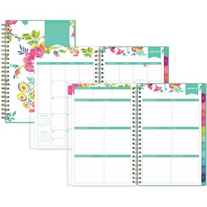 Day Designer White Floral Weekly/Monthly Planner