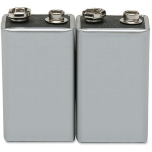 SKILCRAFT%C2%AE+9-Volt+Alkaline+Batteries+-+For+Multipurpose+-+9V+-+662+mAh+-+9+V+DC+-+2+%2F+Pack
