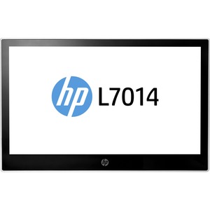 HP L7014 14" Class WXGA LCD Monitor - 16:9 - Black, Asteroid