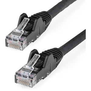 StarTech.com 125ft CAT6 Ethernet Cable - Black Snagless Gigabit - 100W PoE UTP 650MHz Category 6 Patch Cord UL Certified Wiring/TIA