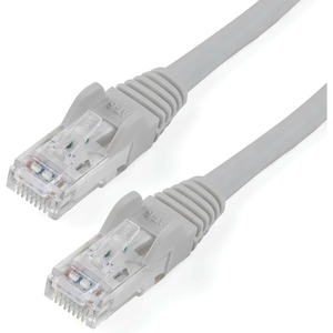 StarTech.com 6in CAT6 Ethernet Cable - Gray Snagless Gigabit - 100W PoE UTP 650MHz Category 6 Patch Cord UL Certified Wiring/TIA