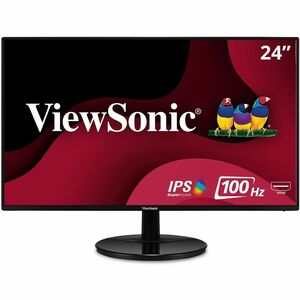 Viewsonic 24" Display, IPS Panel, 1920 x 1080 Resolution - 24.00" (609.60 mm) Class - In-plane Switching (IPS) Technology - LED Backlight - 1920 x 1080 - 16.7 Million Colors - FreeSync - 250 cd/m - 4 ms - 75 Hz Refresh Rate - HDMI - VGA