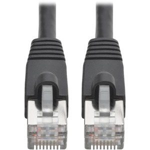 Tripp Lite by Eaton Cat6a 10G Snagless Shielded STP Ethernet Cable (RJ45 M/M) PoE Black 3 ft. (0.91 m)