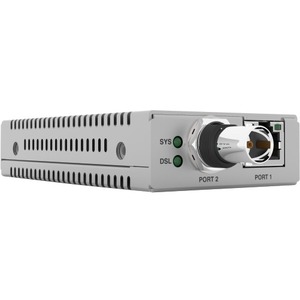 Allied Telesis BNC Mini Media and Rate Converter - 1 x Network (RJ-45) - 9842.52 ft Extend