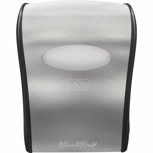 LoCor+Wall-Mount+Mechanical+Paper+Towel+Dispenser%2C+Stainless+-+12.4%26quot%3B+Height+x+16.8%26quot%3B+Width+x+10%26quot%3B+Depth+-+Plastic+-+Stainless+-+Wall+Mountable%2C+Impact+Resistant%2C+Bump+Resistant+-+1+Each