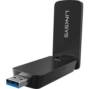 Linksys WUSB6400M IEEE 802.11 a/b/g/n/ac Dual Band Wi-Fi Adapter for Desktop Computer/Notebook/Wireless Router - USB 2.0 - 1.17 Gbit/s - 2.40 GHz ISM - 5 GHz UNII - External