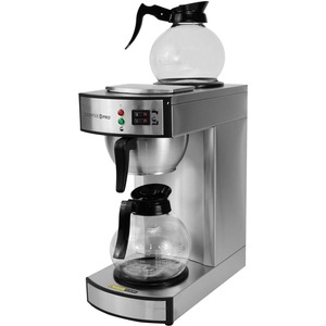 Coffee Pro Twin Warmer Institutional Coffee Maker - 2.32 quart - 12 Cup(s) - Multi-serve - Stainless Steel - Stainless Steel Body