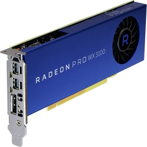 AMD Radeon Pro WX 3100 Graphic Card - 4 GB GDDR5 - 1.22 GHz Core - 128 bit Bus Width - PCI