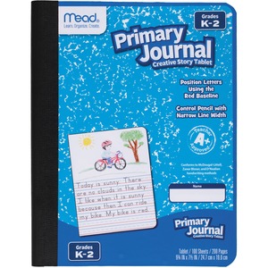 Mead+K-2+Classroom+Primary+Journal+-+100+Sheets+-+7+1%2F2%26quot%3B+x+9+4%2F5%26quot%3B+-+Assorted+Cover+-+12+%2F+Carton