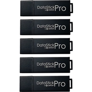 Centon 8 GB DataStick Pro USB 3.0 Flash Drive - 8 GB - USB 3.0 - Black - 5 Year Warranty - 5 Pack