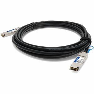 AddOn Huawei 02310MUH-AO Compatible TAA Compliant 40GBase-CU QSFP+ to QSFP+ Direct Attach Cable (Passive Twinax, 3m)