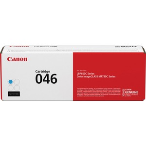 Canon+046+Original+Standard+Yield+Laser+Toner+Cartridge+-+Cyan+-+1+Each+-+2300+Pages