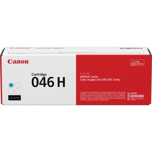 Canon+046H+Original+High+Yield+Laser+Toner+Cartridge+-+Cyan+-+1+Each+-+5000+Pages