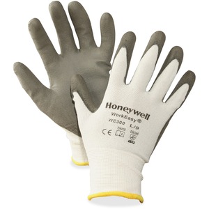 NORTH WorkEasy Dyneema Cut Resist Gloves - Large Size - Gray - Puncture Resistant, Knitted, Cut Resistant, Lightweight, Abrasion Resistant, Comfortable, Seamless, Soft, Durable, Flexible - For Construction, Municipal Service - 24 / Carton