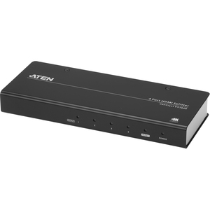 ATEN 4-Port True 4K HDMI Splitter - 4096 x 2160 - 49.21 ft Maximum Operating Distance - 1 