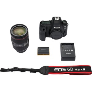 Canon EOS 6D Mark II 26.2 Megapixel Digital SLR Camera with Lens - 0.94in- 4.13in- Autof