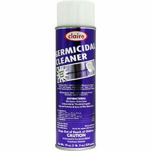 Claire+Germicidal+Cleaner+-+19+fl+oz+%280.6+quart%29+-+Country+Garden+Scent+-+Deodorize%2C+Anti-bacterial%2C+Non-scratching%2C+CFC-free%2C+Non-flammable+-+White+Can+-+1+Each