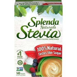 Splenda Naturals Stevia Sweetener - Stevia Flavor - Natural Sweetener - 140/Box - 140 Per Box