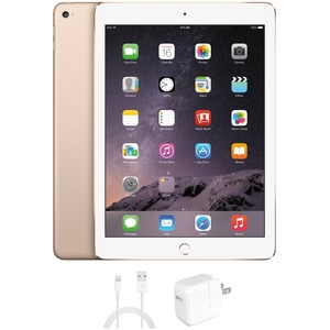 Refurbished Apple iPad Air 2 (2nd Gen, 2014), 16GB, Gold, WiFi Only, 1 Year Warranty from eReplacements - (A1566, MH0W2LL/A, IPADAIR2GD16)