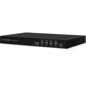 Ubiquiti EdgeRouter Infinity 8-Port 10G SFP+ Router - 1 Ports - 1 RJ-45 Port(s) - Management Port - 8 SFP+ Slots - 16 GB - 10 Gigabit Ethernet - 1U - Rack-mountable - 1 Year